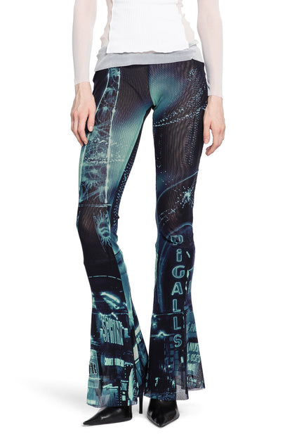 Antonioli JEAN PAUL GAULTIER WOMAN MULTICOLOR TROUSERS