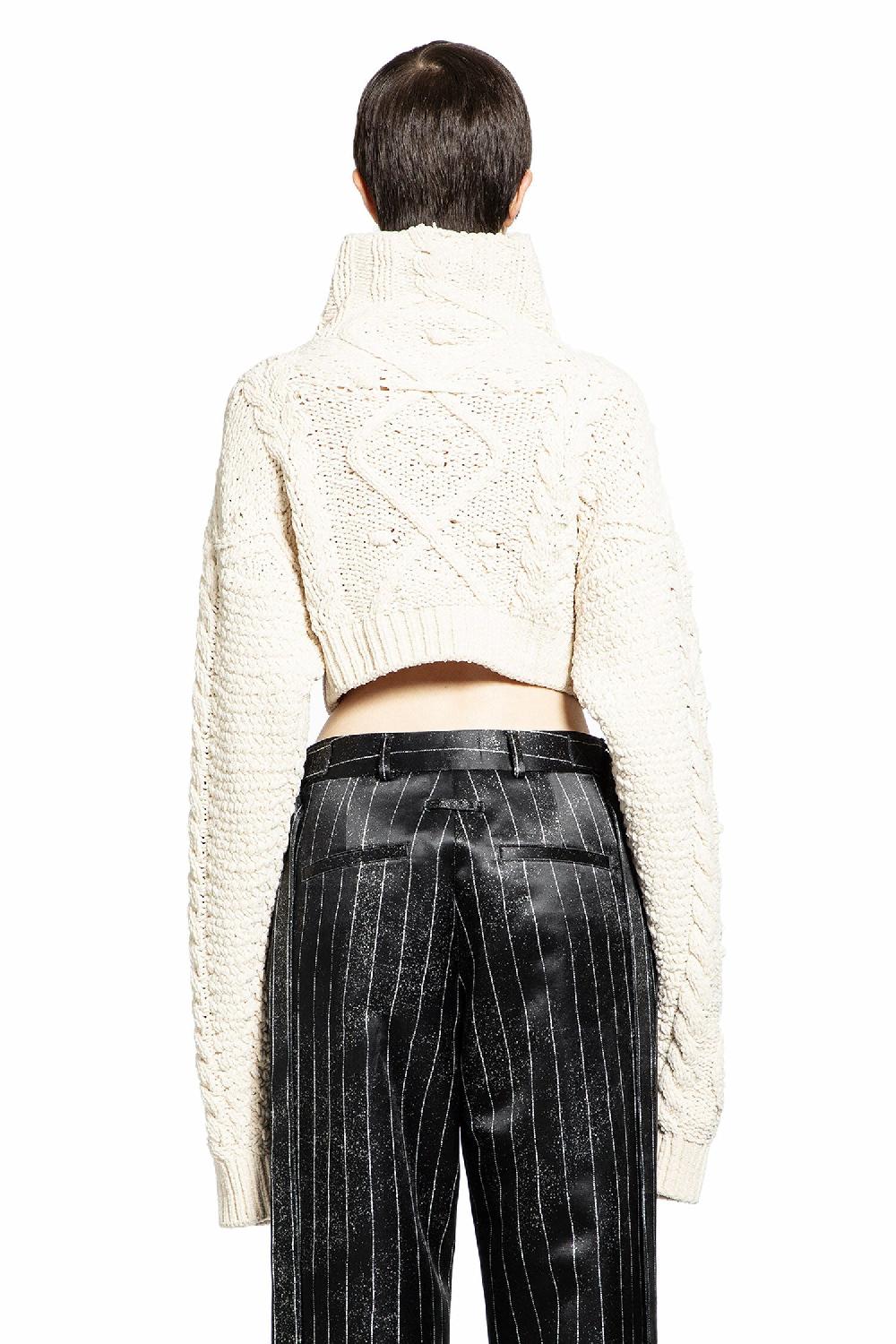 Antonioli JEAN PAUL GAULTIER WOMAN OFF-WHITE KNITWEAR