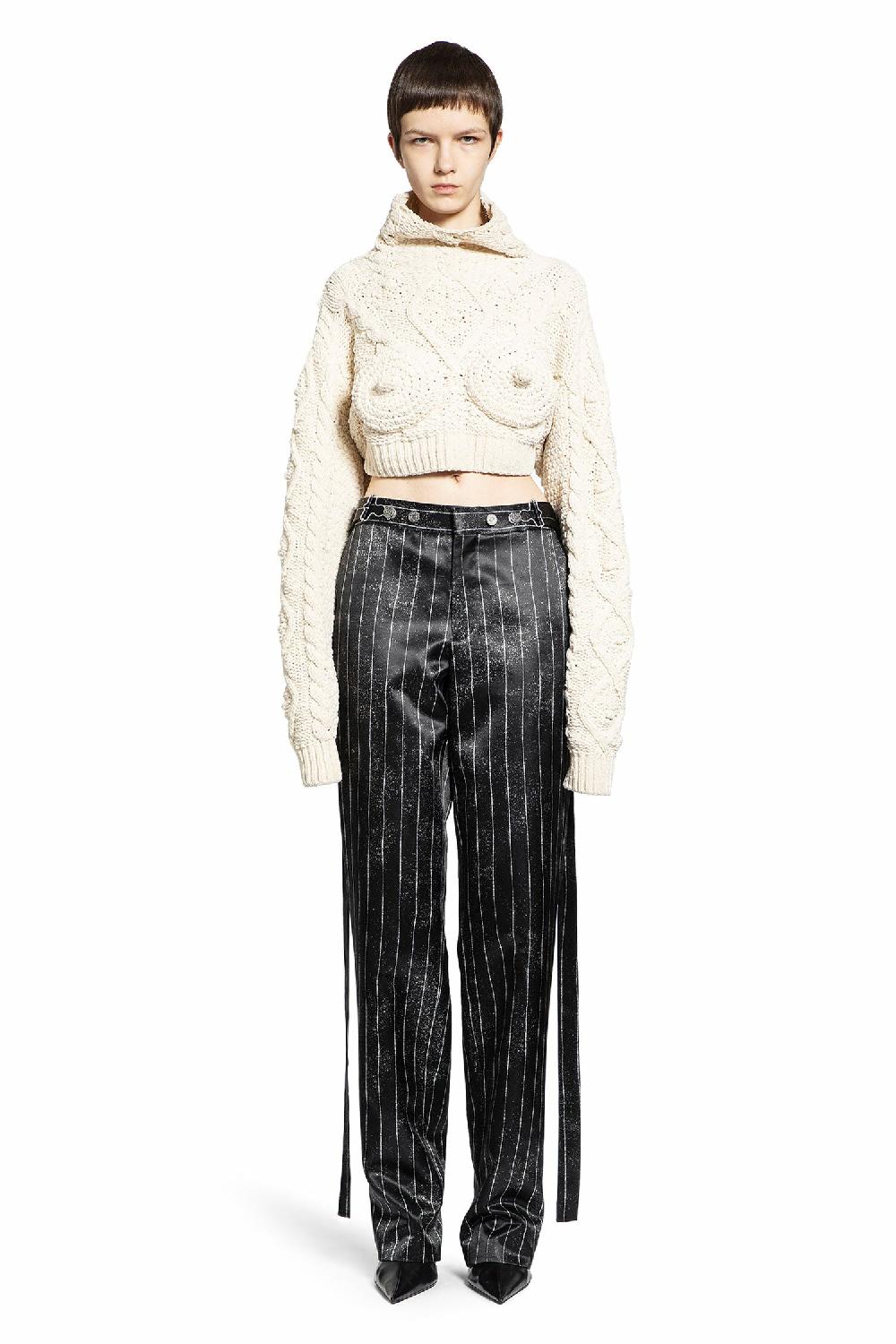 Antonioli JEAN PAUL GAULTIER WOMAN OFF-WHITE KNITWEAR