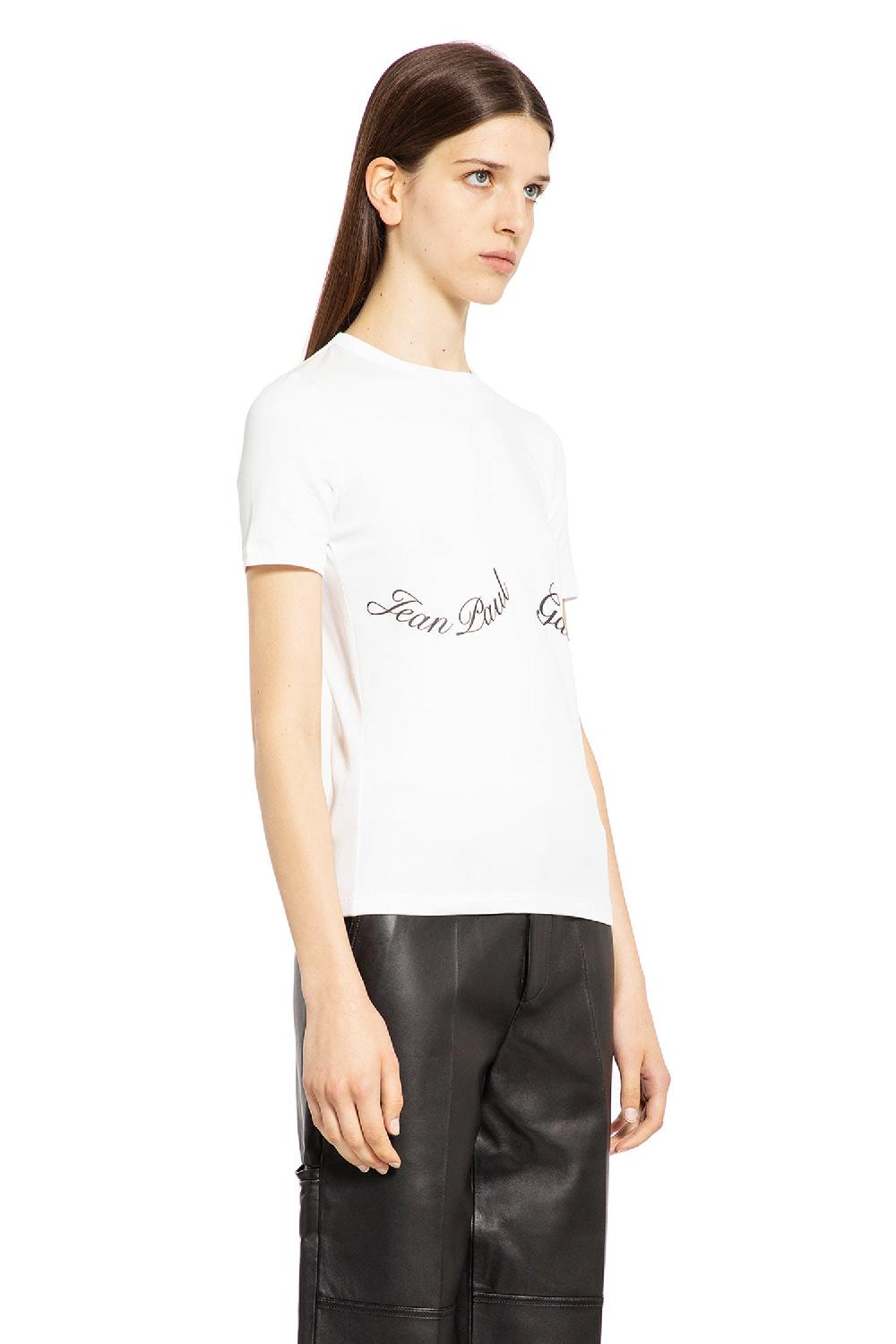 Antonioli JEAN PAUL GAULTIER WOMAN WHITE T-SHIRTS & TANK TOPS
