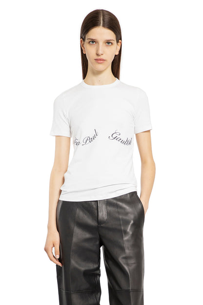Antonioli JEAN PAUL GAULTIER WOMAN WHITE T-SHIRTS & TANK TOPS