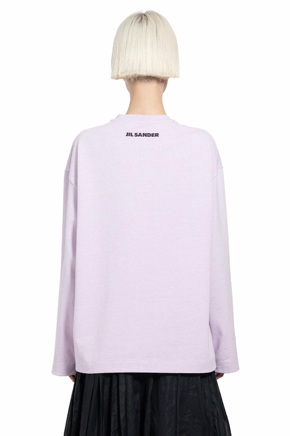 Antonioli JIL SANDER WOMAN PURPLE T-SHIRTS & TANK TOPS