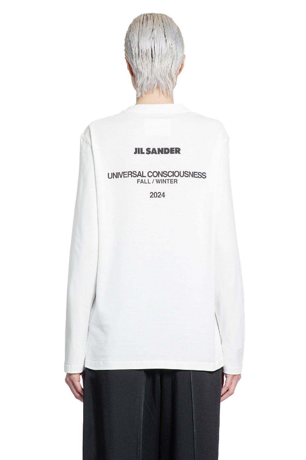 Antonioli JIL SANDER WOMAN WHITE T-SHIRTS & TANK TOPS