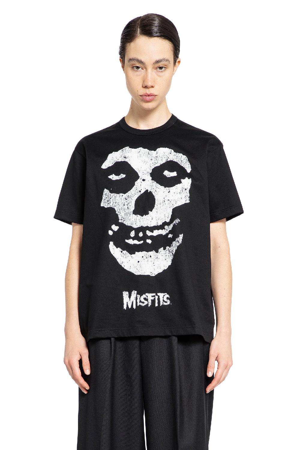 Antonioli JUNYA WATANABE WOMAN BLACK T-SHIRTS & TANK TOPS