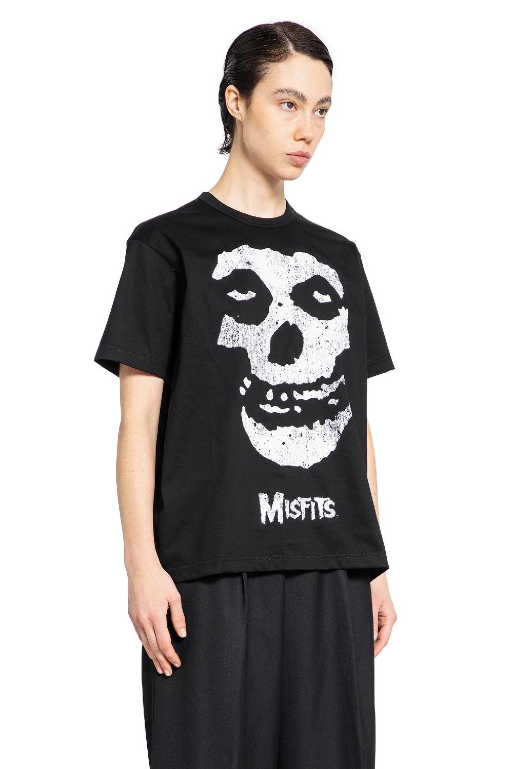 Antonioli JUNYA WATANABE WOMAN BLACK T-SHIRTS & TANK TOPS