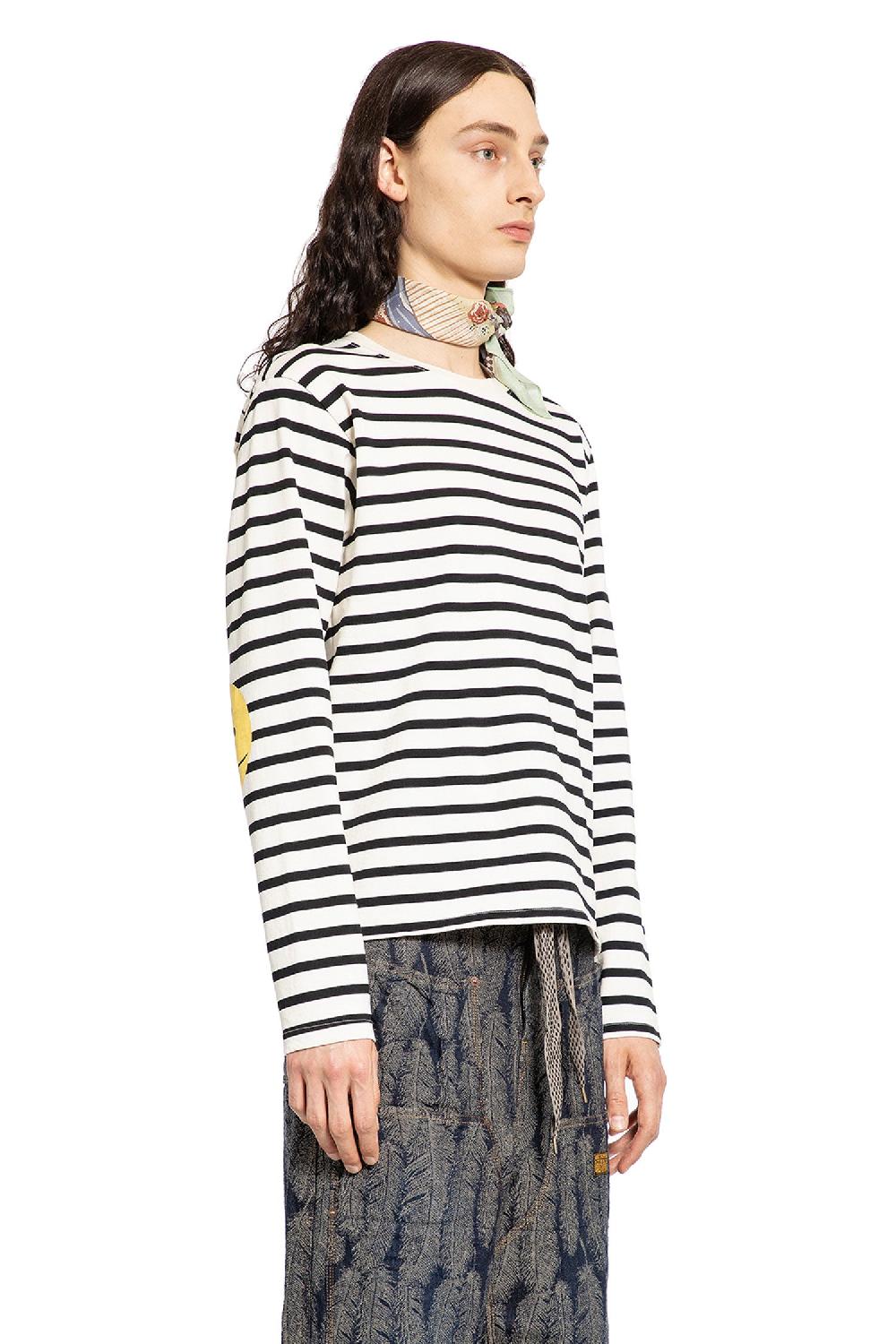 Antonioli KAPITAL MAN BLACK&WHITE T-SHIRTS & TANK TOPS