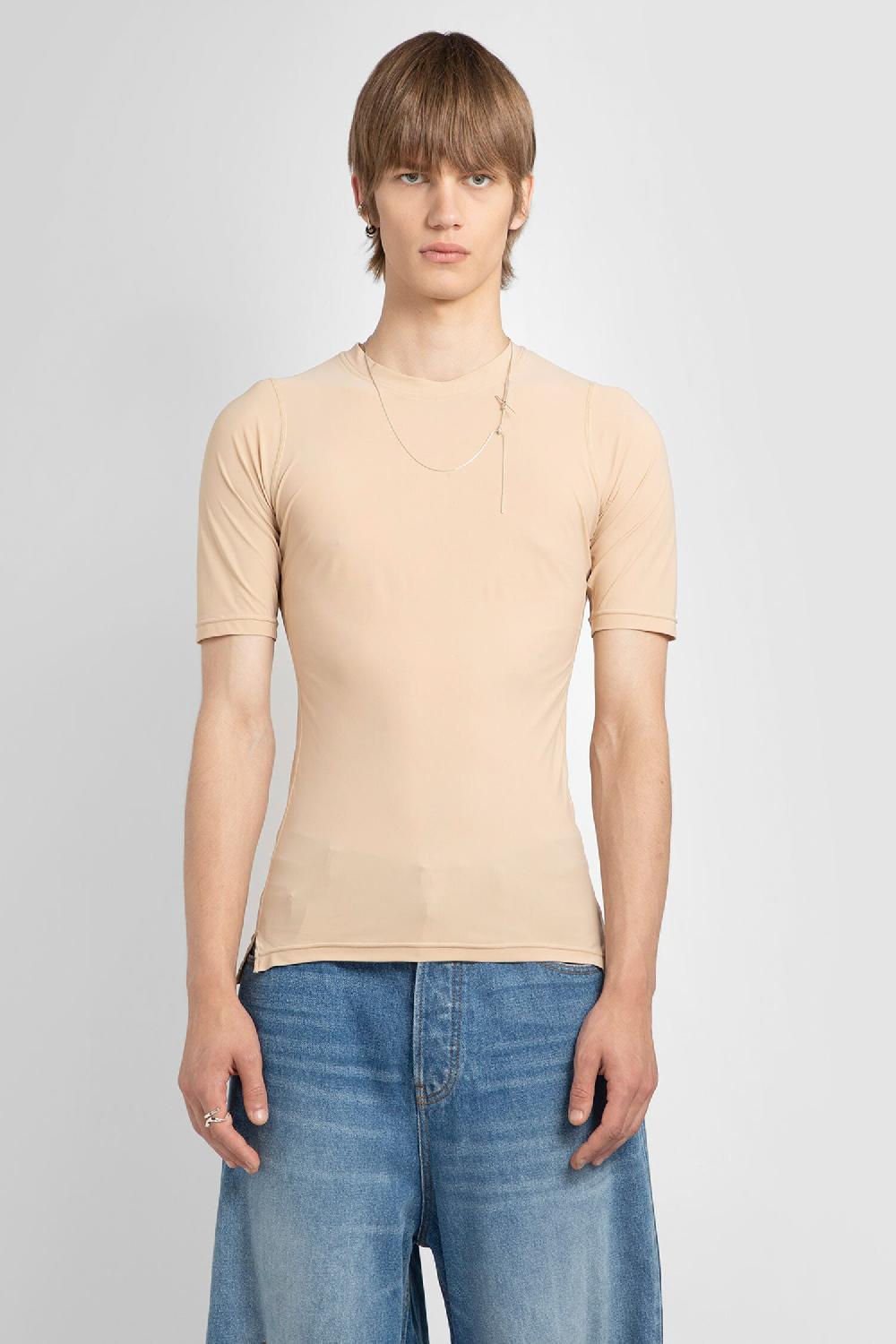 Antonioli KARMUEL YOUNG MAN BEIGE T-SHIRTS & TANK TOPS