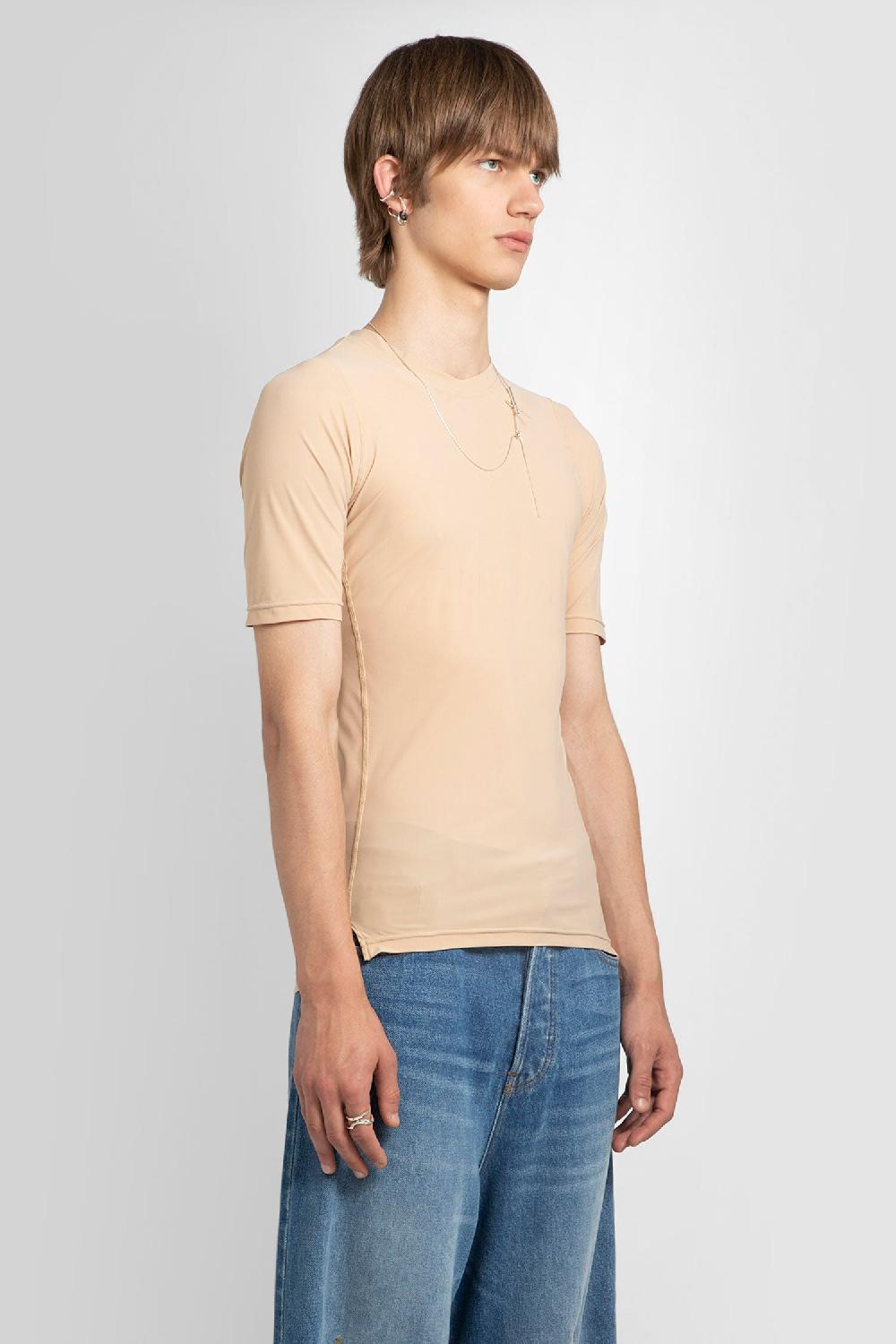 Antonioli KARMUEL YOUNG MAN BEIGE T-SHIRTS & TANK TOPS