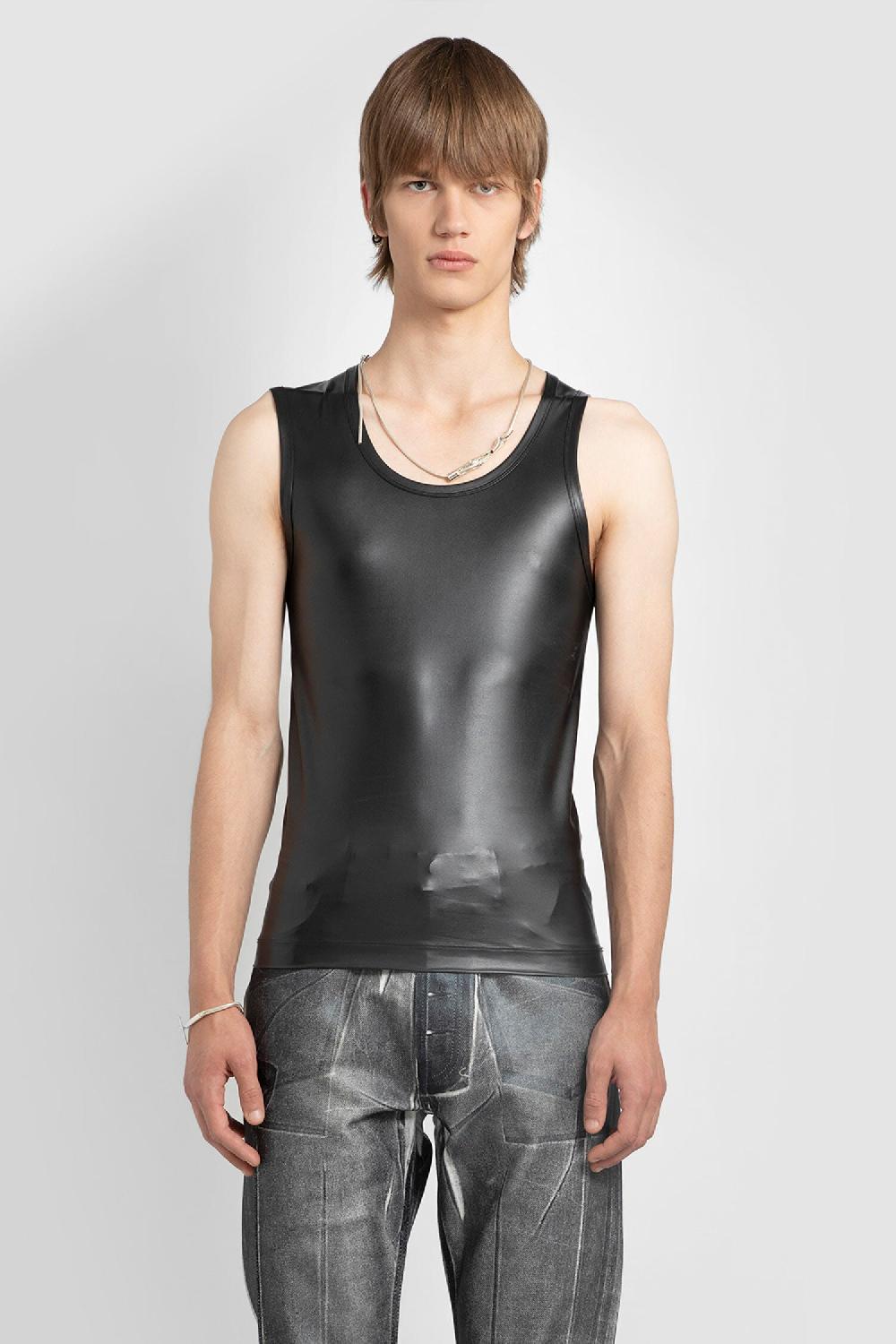 Antonioli KARMUEL YOUNG MAN BLACK T-SHIRTS & TANK TOPS