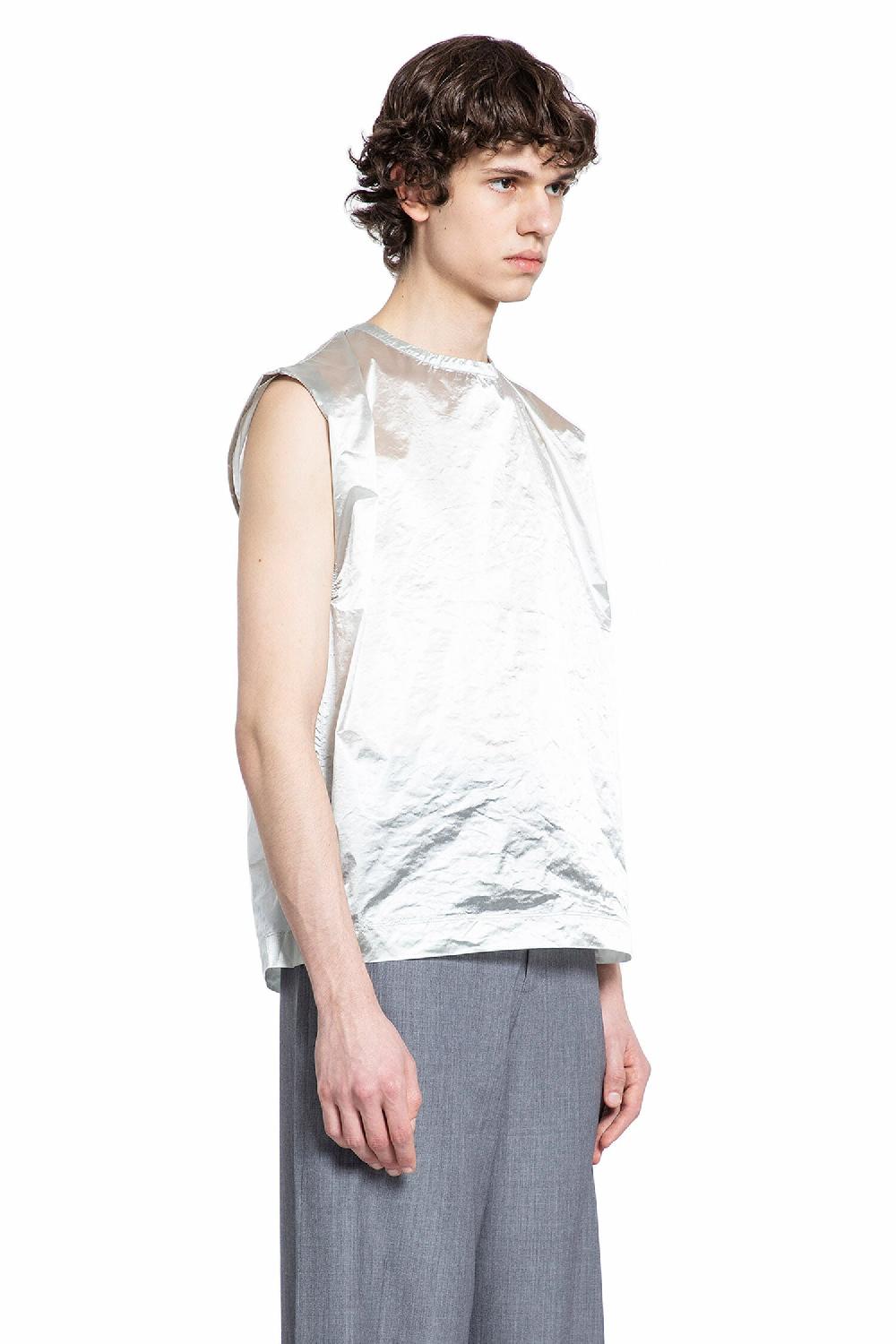 Antonioli KARMUEL YOUNG MAN SILVER T-SHIRTS & TANK TOPS