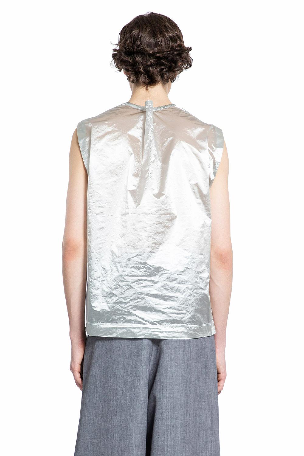 Antonioli KARMUEL YOUNG MAN SILVER T-SHIRTS & TANK TOPS