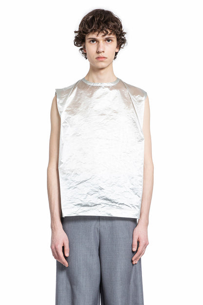 Antonioli KARMUEL YOUNG MAN SILVER T-SHIRTS & TANK TOPS