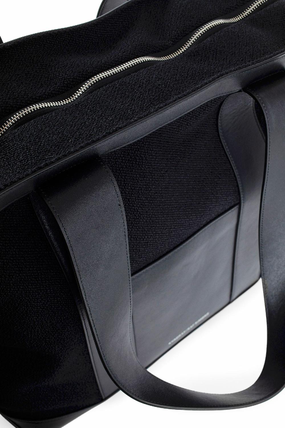 Antonioli KVADRAT/ RAF SIMONS UNISEX BLACK TOTE BAGS