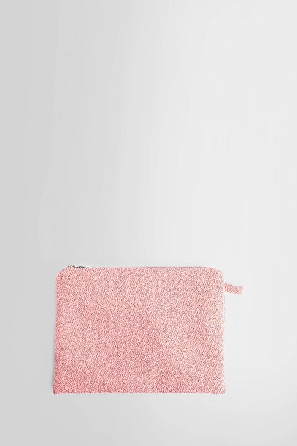 Antonioli KVADRAT/ RAF SIMONS UNISEX PINK CLUTCHES & POUCHES