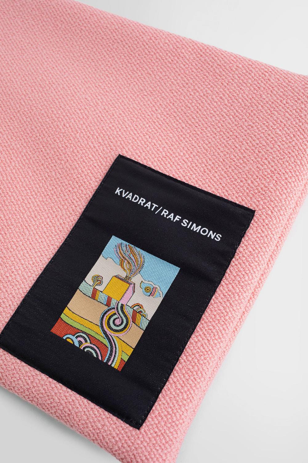 Antonioli KVADRAT/ RAF SIMONS UNISEX PINK CLUTCHES & POUCHES