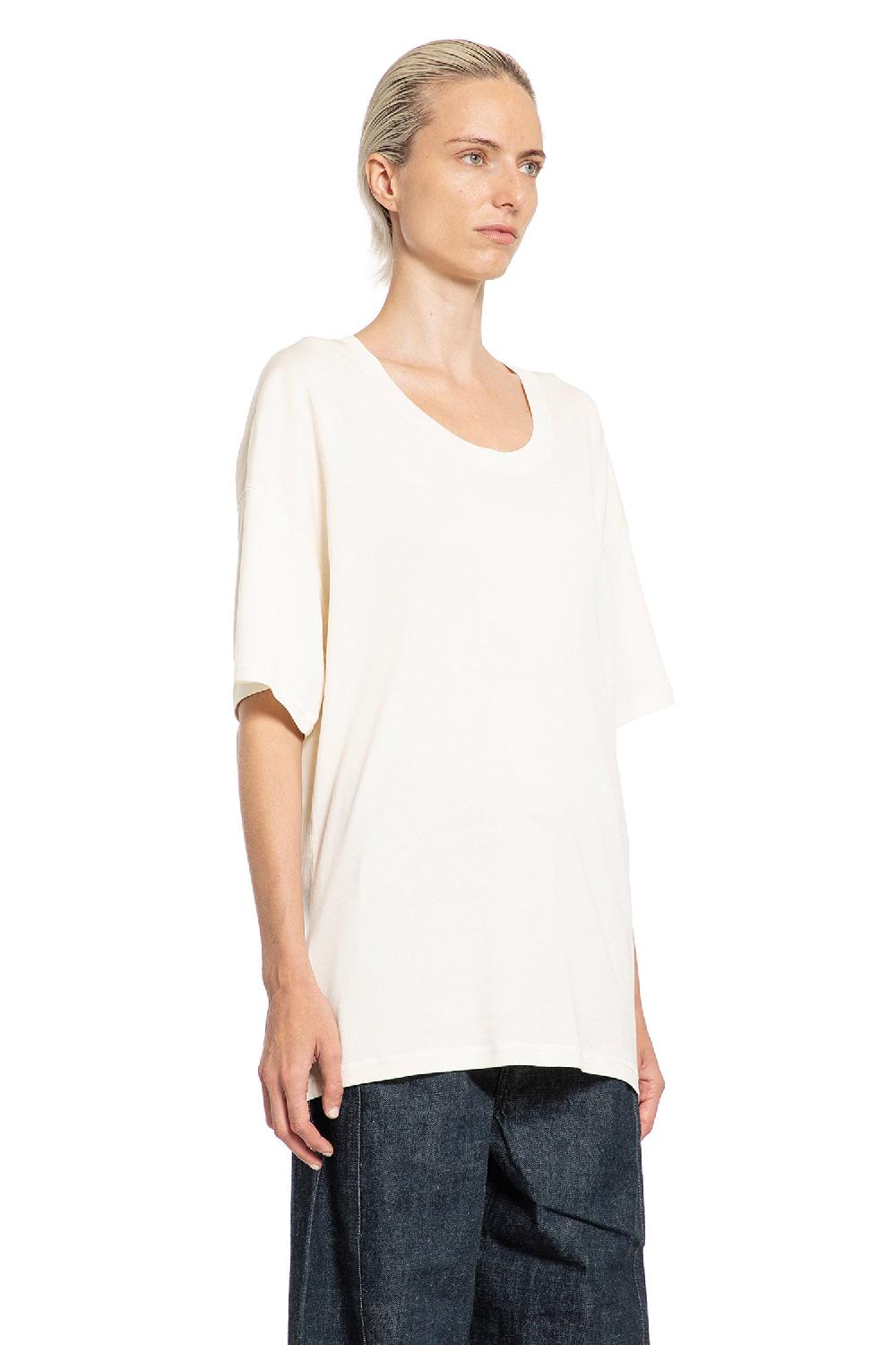 Antonioli LEMAIRE WOMAN OFF-WHITE T-SHIRTS & TANK TOPS