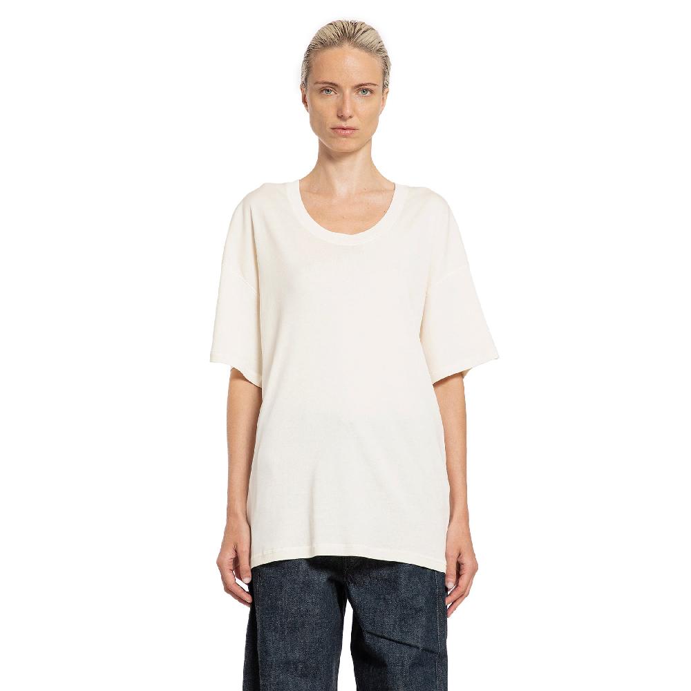 Antonioli LEMAIRE WOMAN OFF-WHITE T-SHIRTS & TANK TOPS