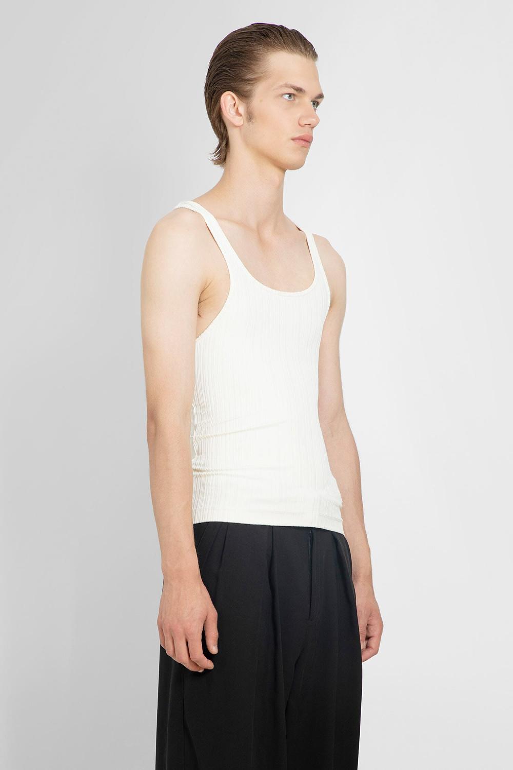 Antonioli LOUIS GABRIEL NOUCHI MAN OFF-WHITE T-SHIRTS & TANK TOPS