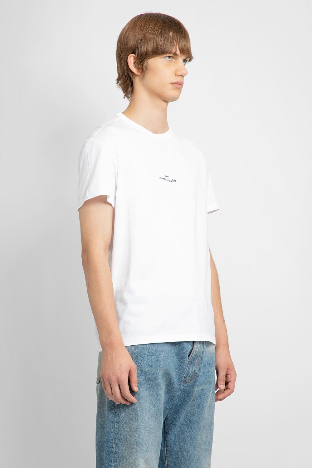 Antonioli MAISON MARGIELA MAN WHITE T-SHIRTS & TANK TOPS