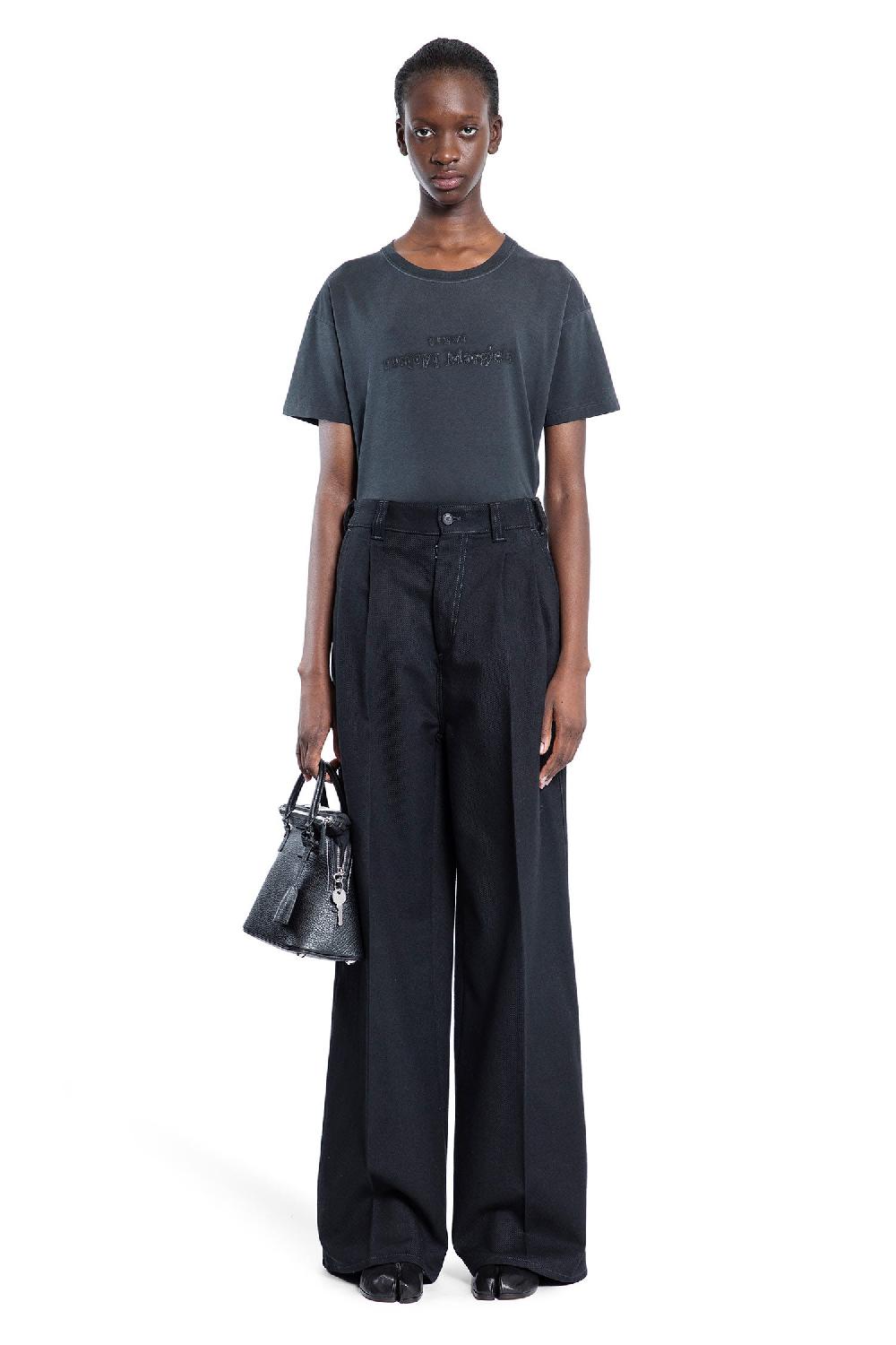 Antonioli MAISON MARGIELA WOMAN GREY T-SHIRTS & TANK TOPS