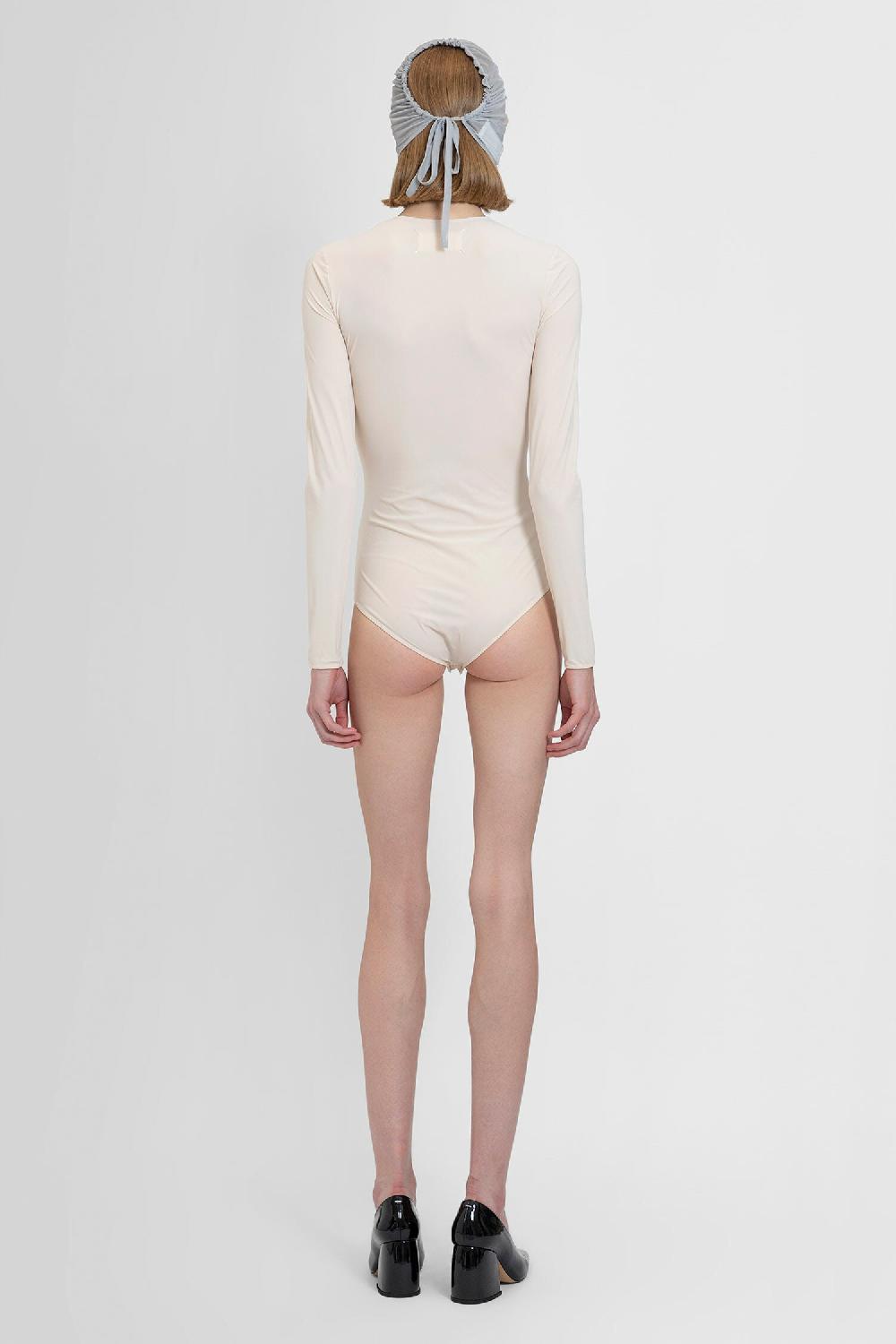 Antonioli MAISON MARGIELA WOMAN OFF-WHITE BODYSUITS