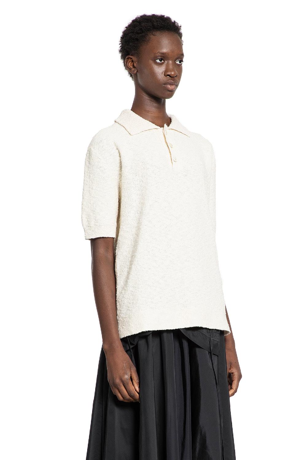 Antonioli MAISON MARGIELA WOMAN OFF-WHITE T-SHIRTS & TANK TOPS
