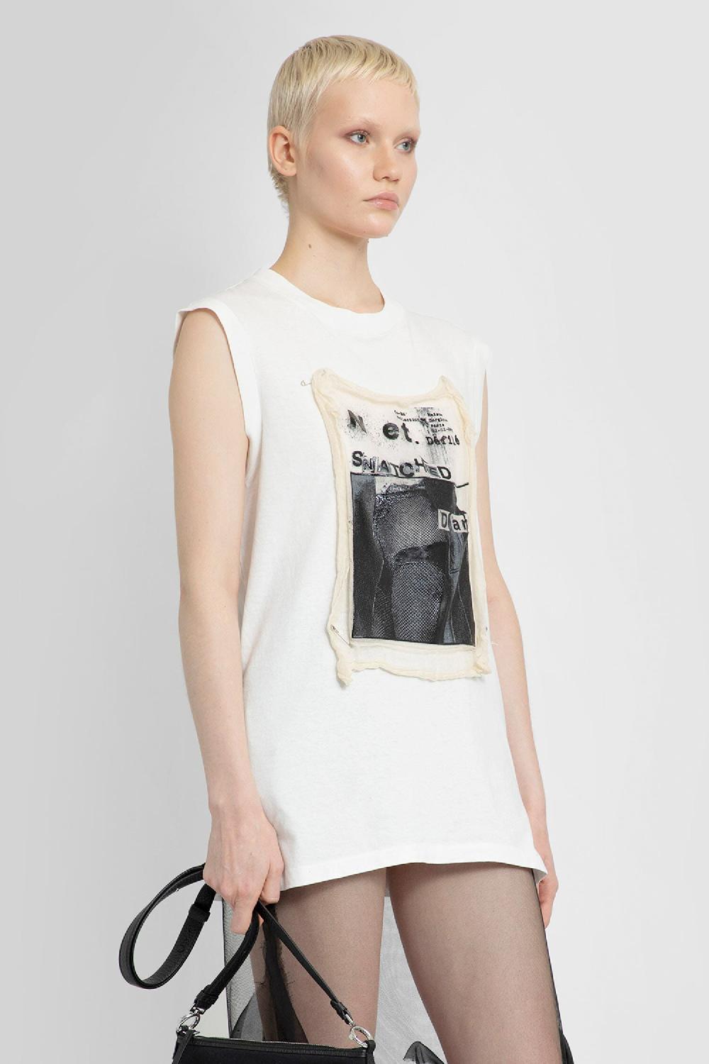 Antonioli MAISON MARGIELA WOMAN WHITE T-SHIRTS & TANK TOPS