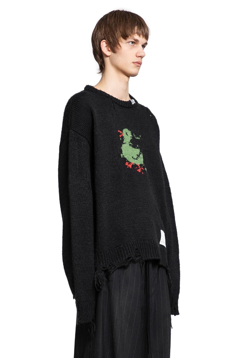 Antonioli MAISON MIHARA YASUHIRO MAN BLACK KNITWEAR