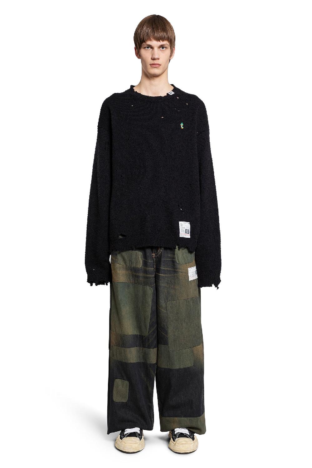 Antonioli MAISON MIHARA YASUHIRO MAN BLACK KNITWEAR