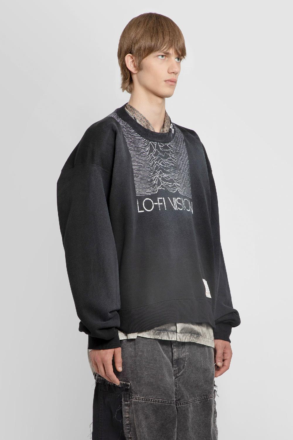 Antonioli MAISON MIHARA YASUHIRO MAN BLACK SWEATSHIRTS