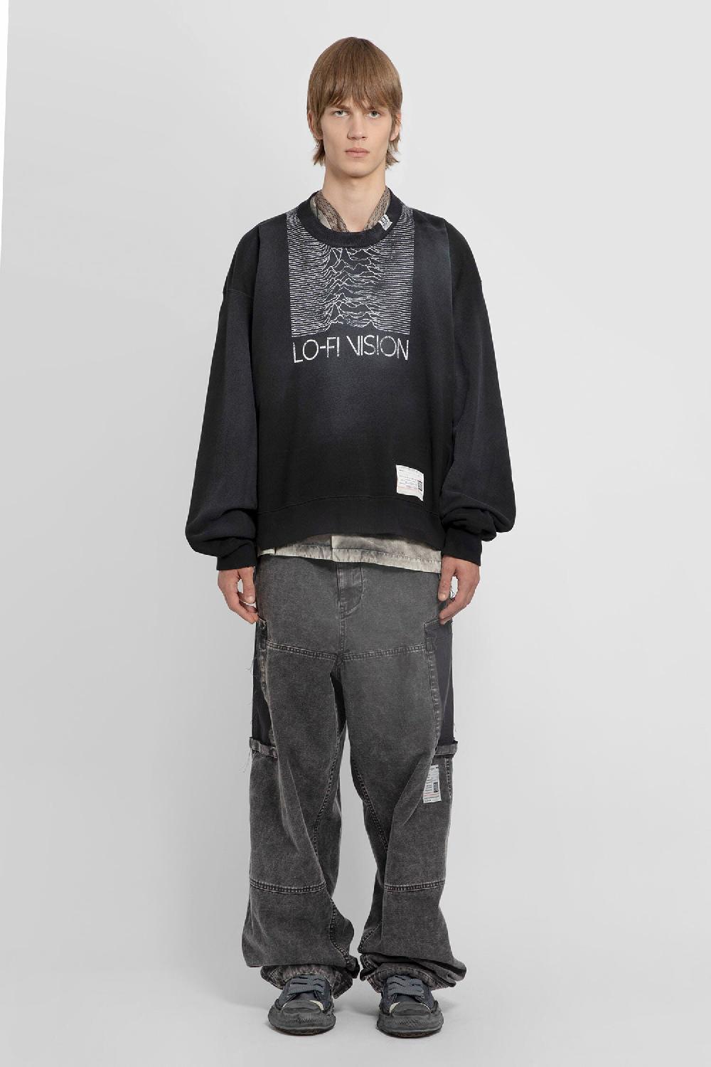 Antonioli MAISON MIHARA YASUHIRO MAN BLACK SWEATSHIRTS