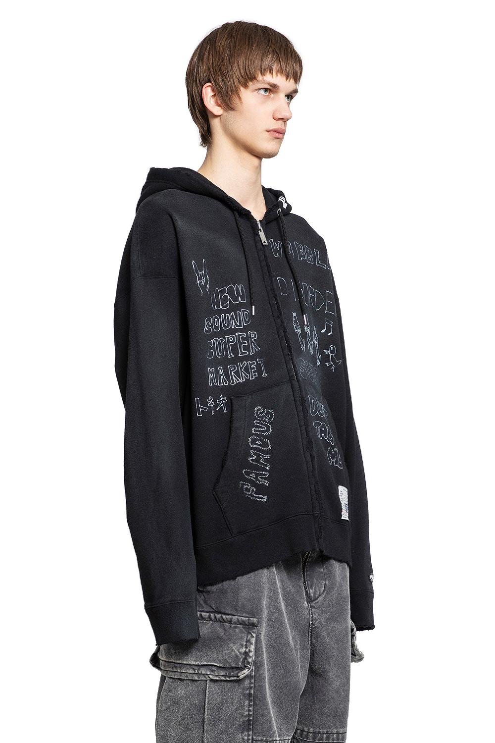 Antonioli MAISON MIHARA YASUHIRO MAN BLACK SWEATSHIRTS