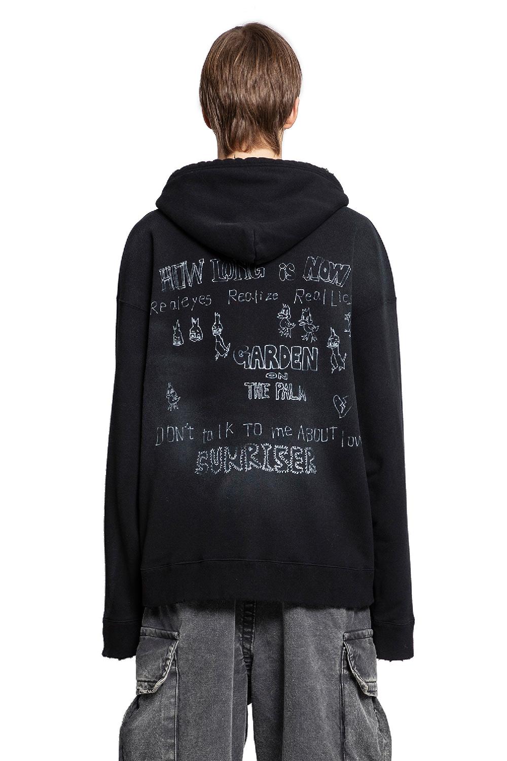 Antonioli MAISON MIHARA YASUHIRO MAN BLACK SWEATSHIRTS