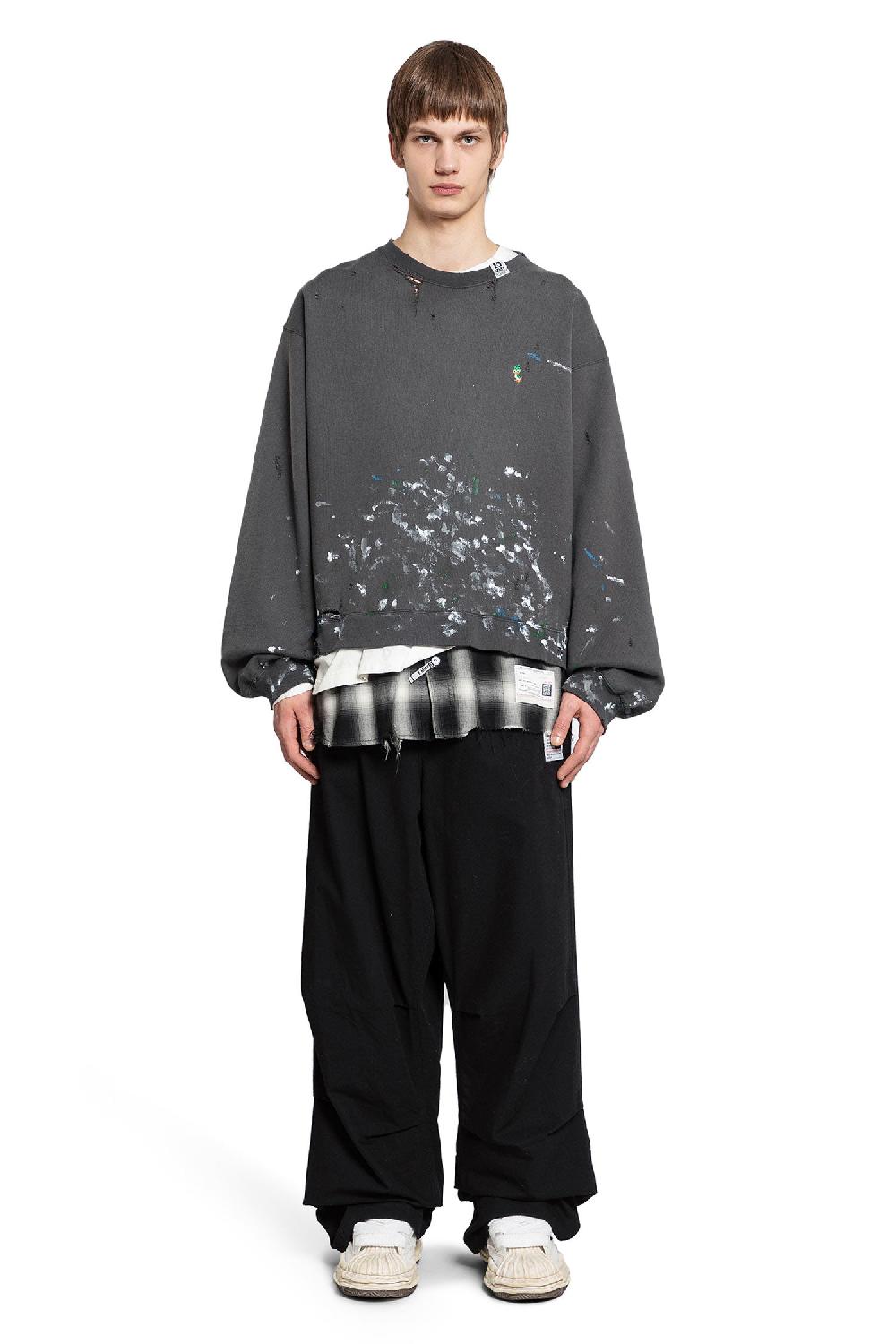 Antonioli MAISON MIHARA YASUHIRO MAN BLACK SWEATSHIRTS