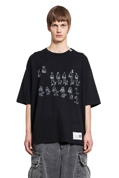Antonioli MAISON MIHARA YASUHIRO MAN BLACK T-SHIRTS & TANK TOPS