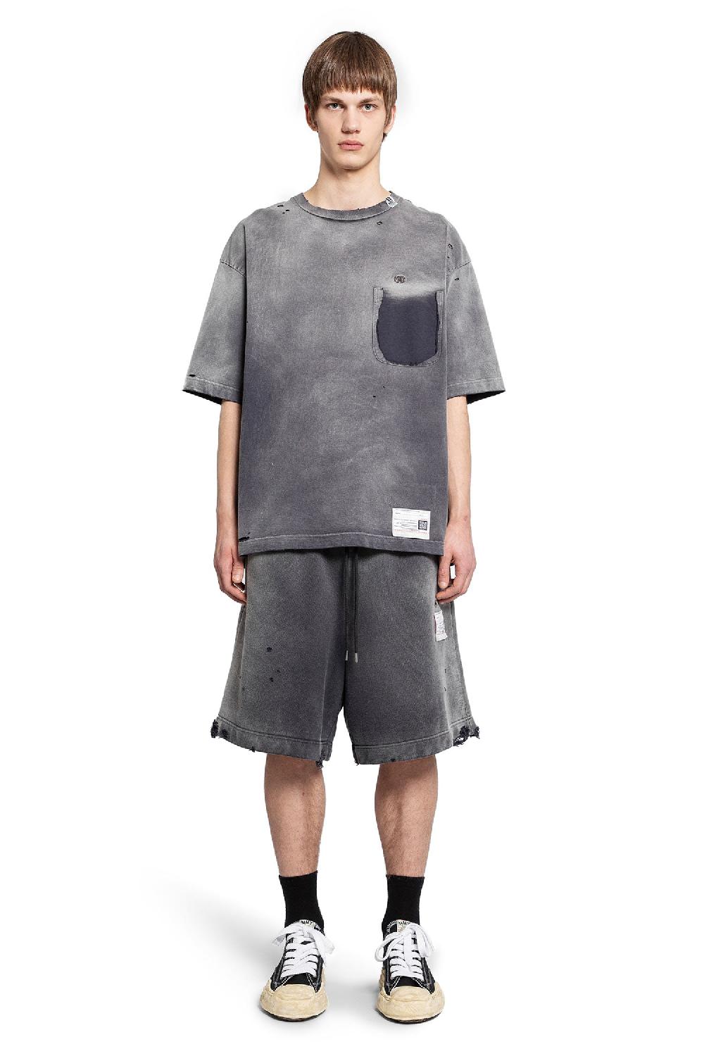 Antonioli MAISON MIHARA YASUHIRO MAN BLACK T-SHIRTS & TANK TOPS