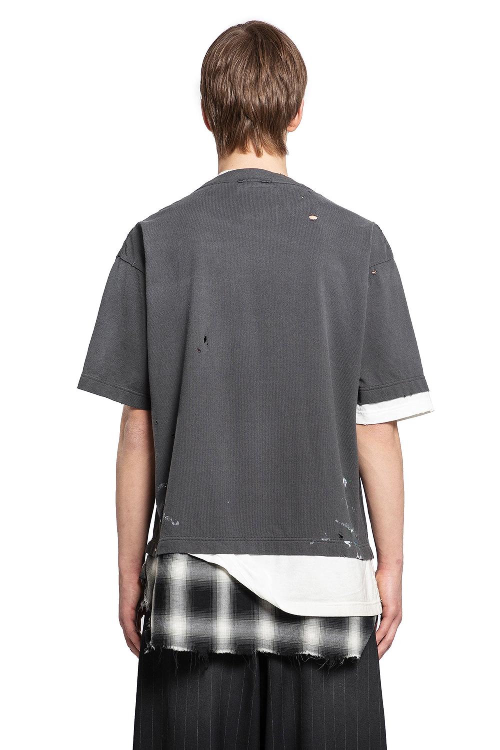 Antonioli MAISON MIHARA YASUHIRO MAN BLACK T-SHIRTS & TANK TOPS