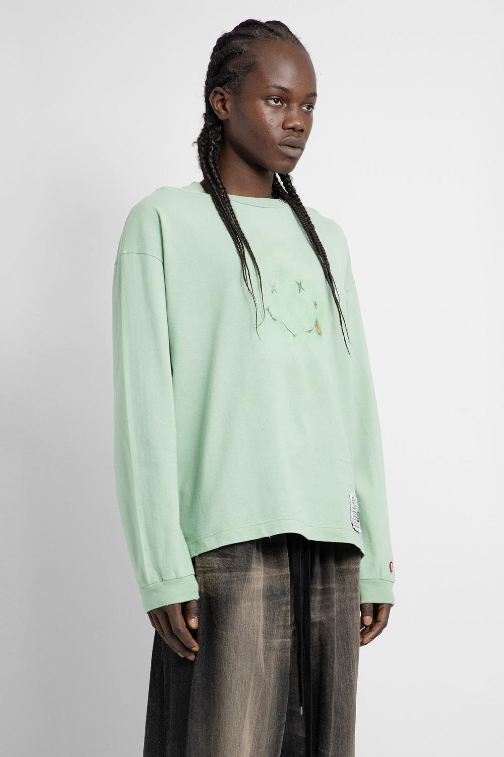 Antonioli MAISON MIHARA YASUHIRO MAN GREEN T-SHIRTS & TANK TOPS