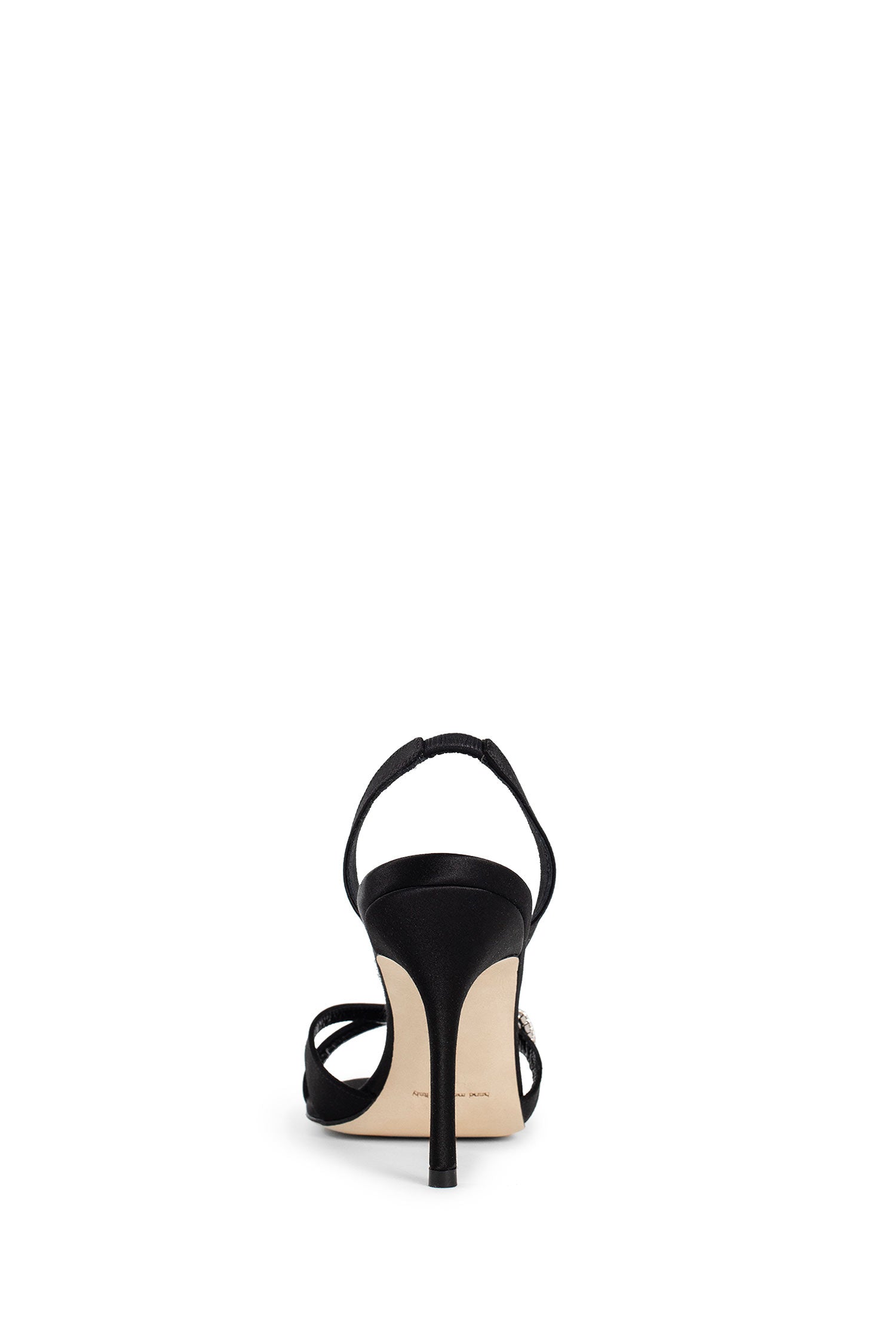Antonioli MANOLO BLAHNIK WOMAN BLACK SANDALS & SLIDES