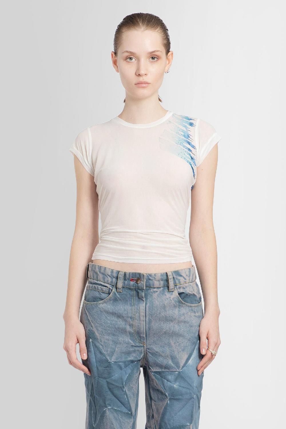 Antonioli MASHA POPOVA WOMAN WHITE T-SHIRTS & TANK TOPS