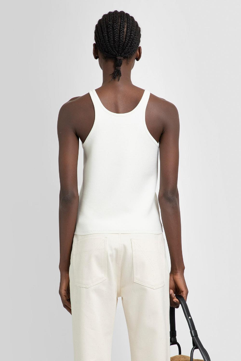 Antonioli MAX MARA WOMAN OFF-WHITE T-SHIRTS & TANK TOPS