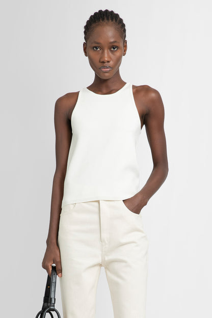 Antonioli MAX MARA WOMAN OFF-WHITE T-SHIRTS & TANK TOPS