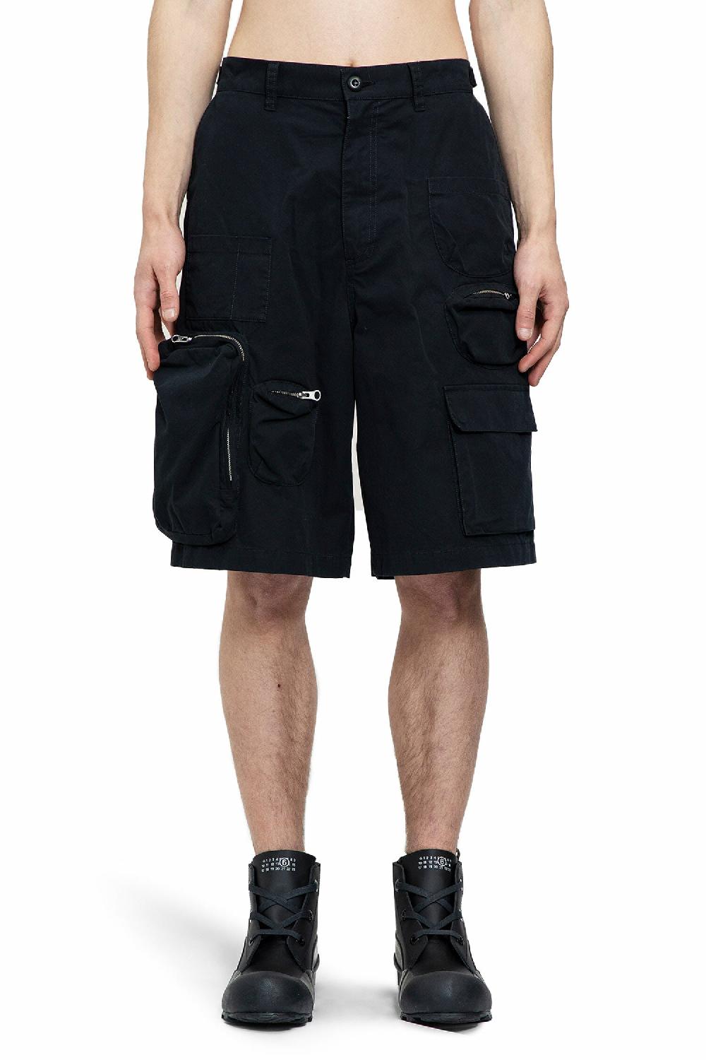 Antonioli MM6 MAISON MARGIELA MAN BLACK SHORTS & SKIRTS