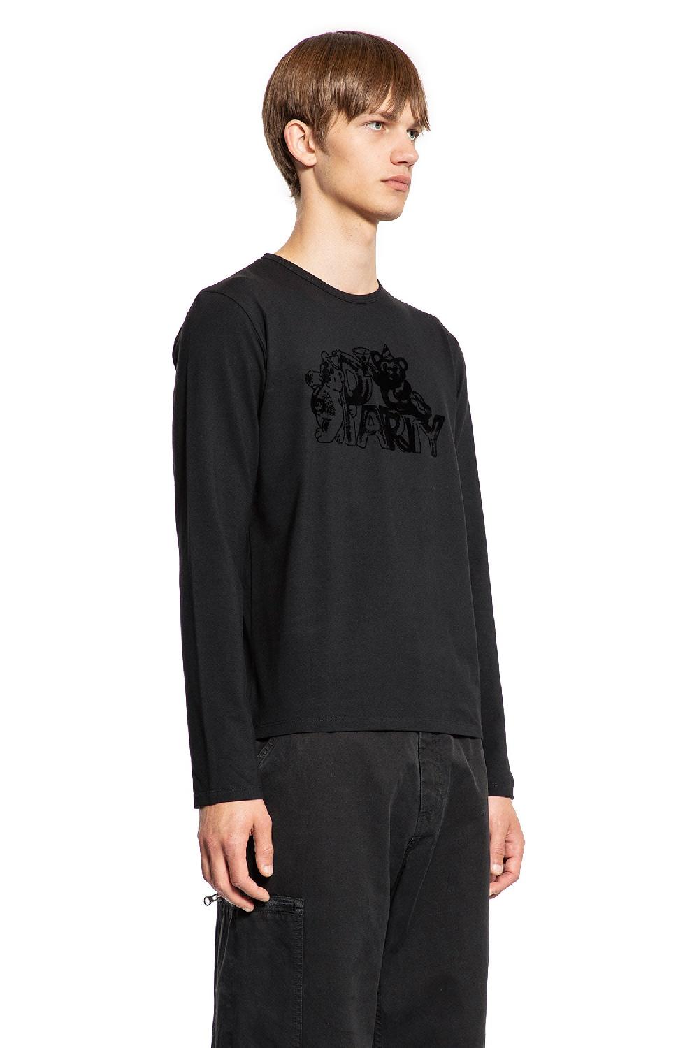 Antonioli MM6 MAISON MARGIELA MAN BLACK T-SHIRTS & TANK TOPS