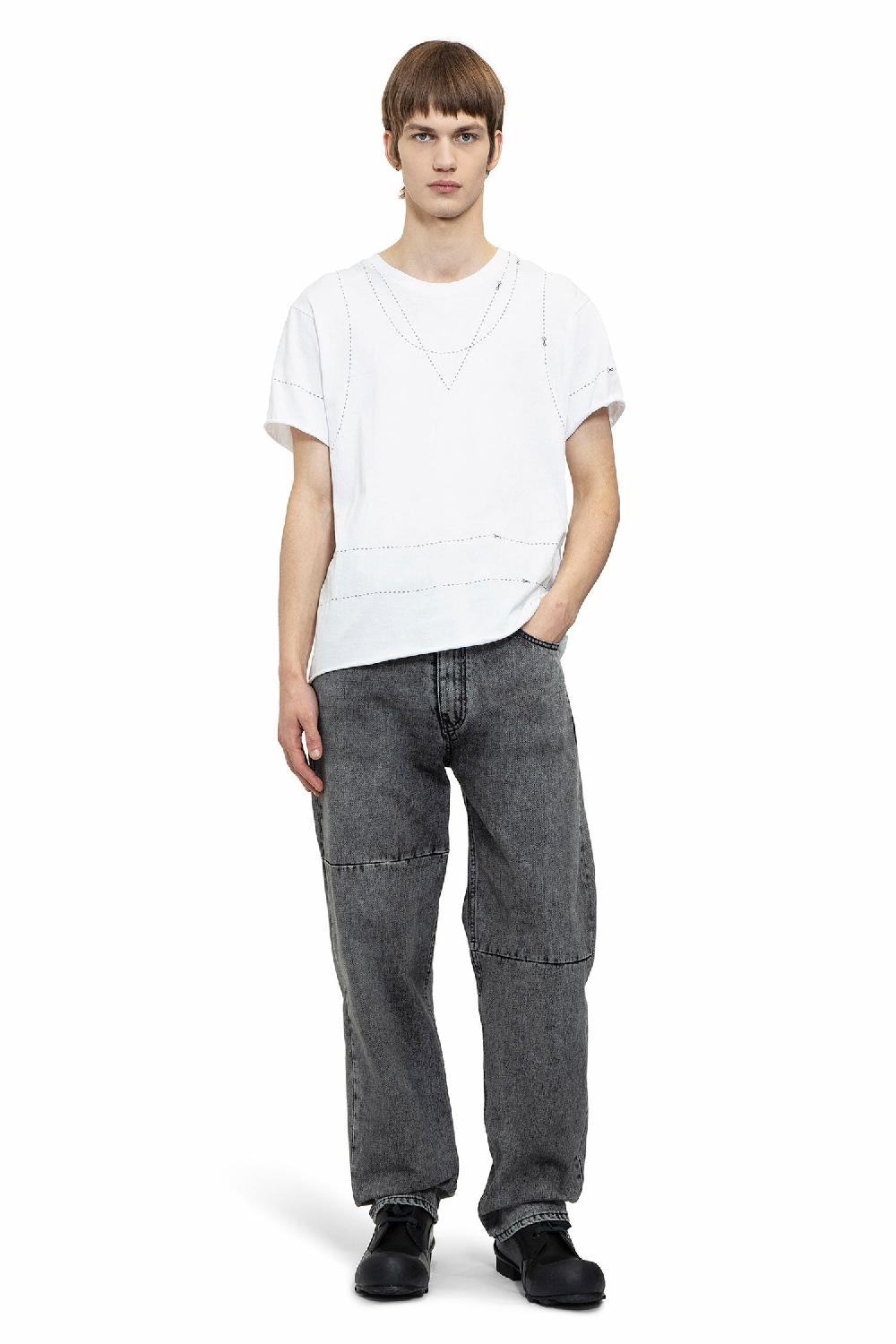 Antonioli MM6 MAISON MARGIELA MAN WHITE T-SHIRTS & TANK TOPS
