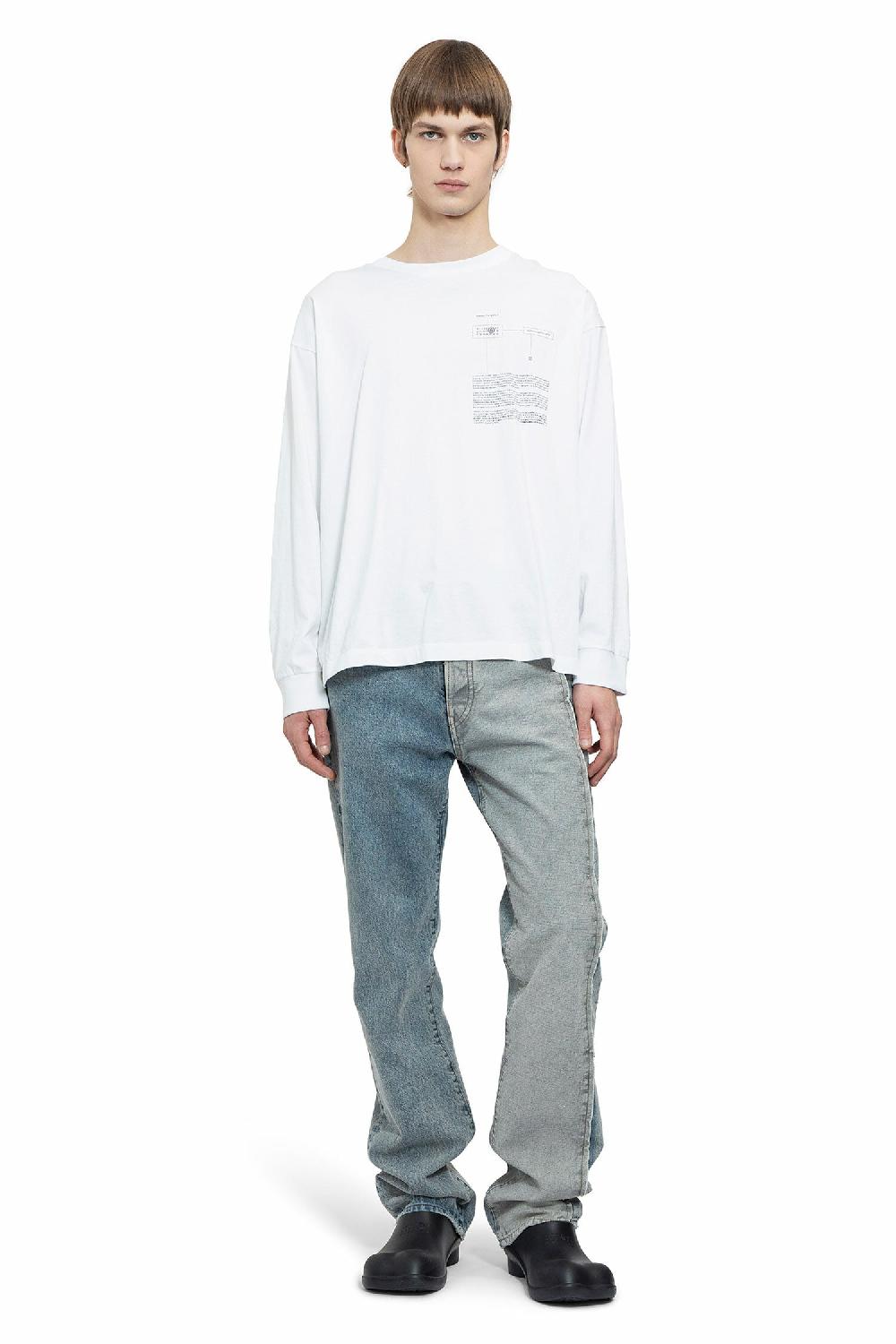 Antonioli MM6 MAISON MARGIELA MAN WHITE T-SHIRTS & TANK TOPS
