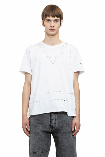 Antonioli MM6 MAISON MARGIELA MAN WHITE T-SHIRTS & TANK TOPS