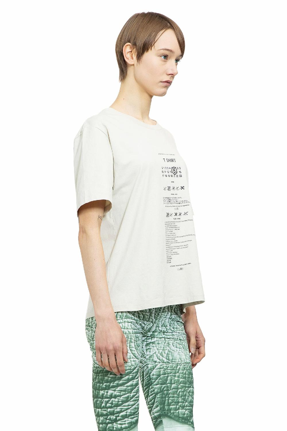 Antonioli MM6 MAISON MARGIELA WOMAN BEIGE T-SHIRTS & TANK TOPS