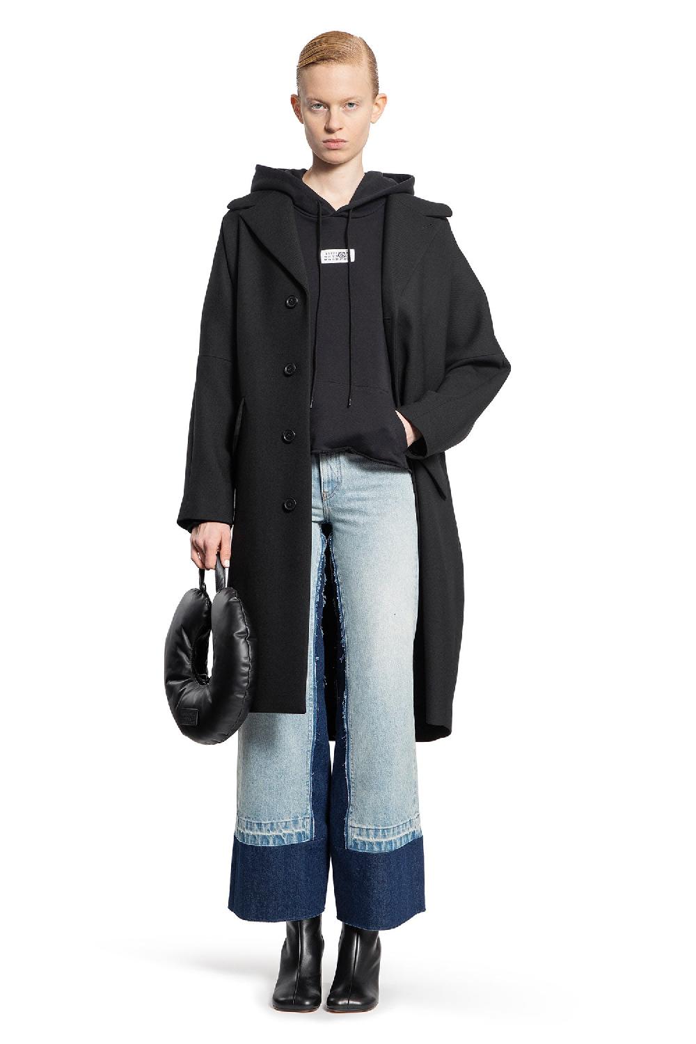 Antonioli MM6 MAISON MARGIELA WOMAN BLACK SWEATSHIRTS