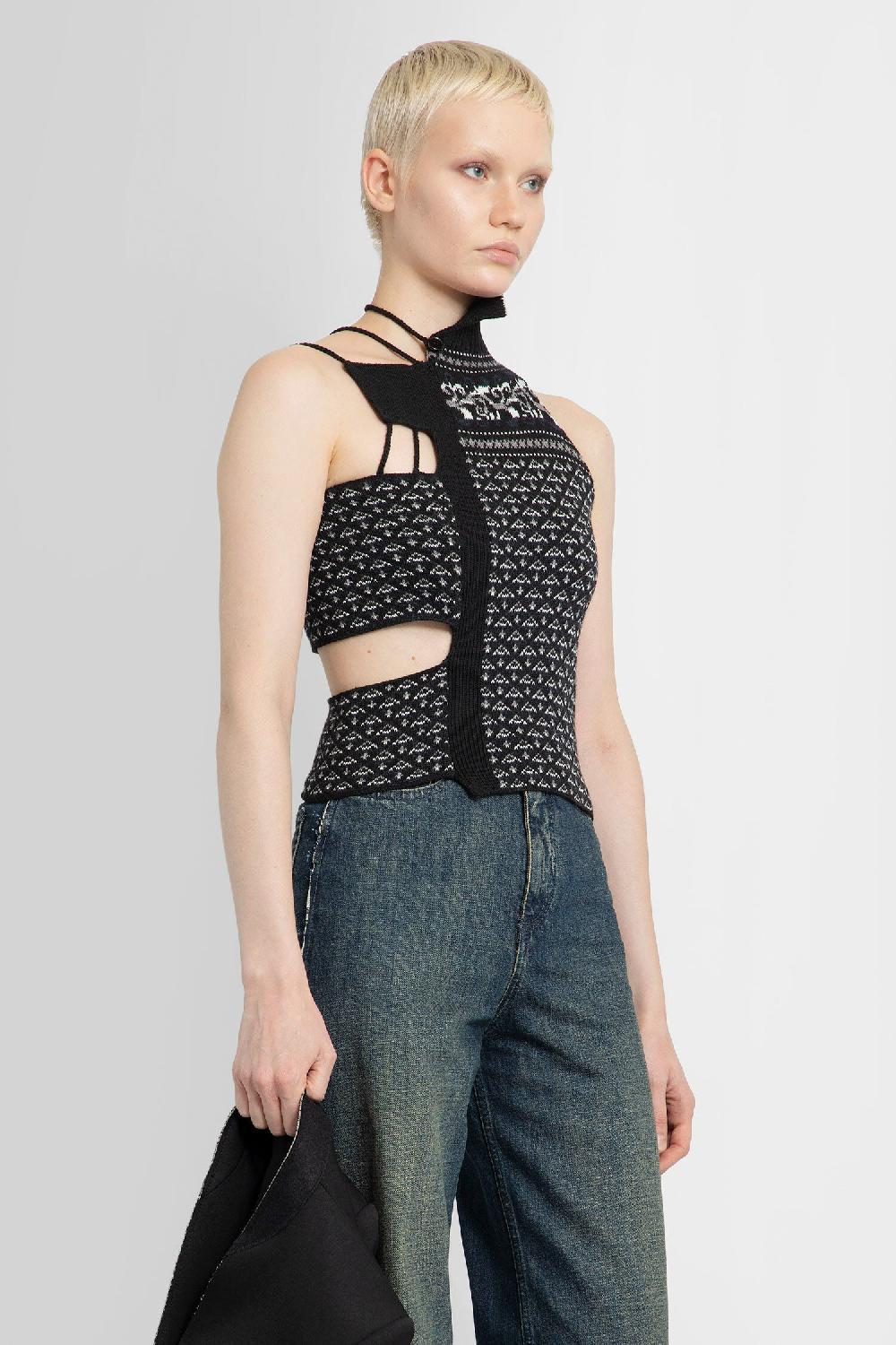 Antonioli MM6 MAISON MARGIELA WOMAN BLACK&WHITE TOPS